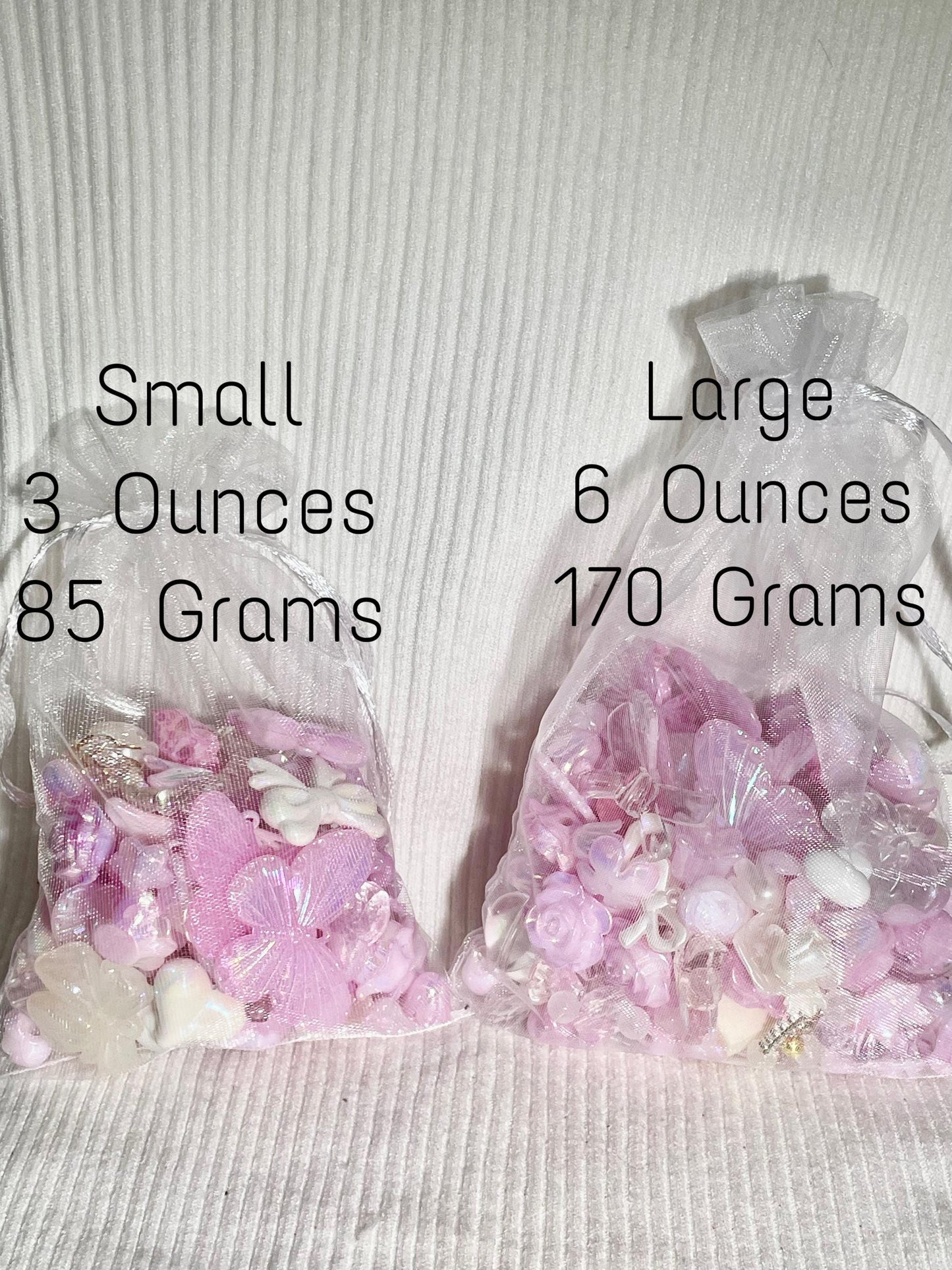 Coquette Bead Confetti | Soft Pink Y2K Handmade Bead Soup