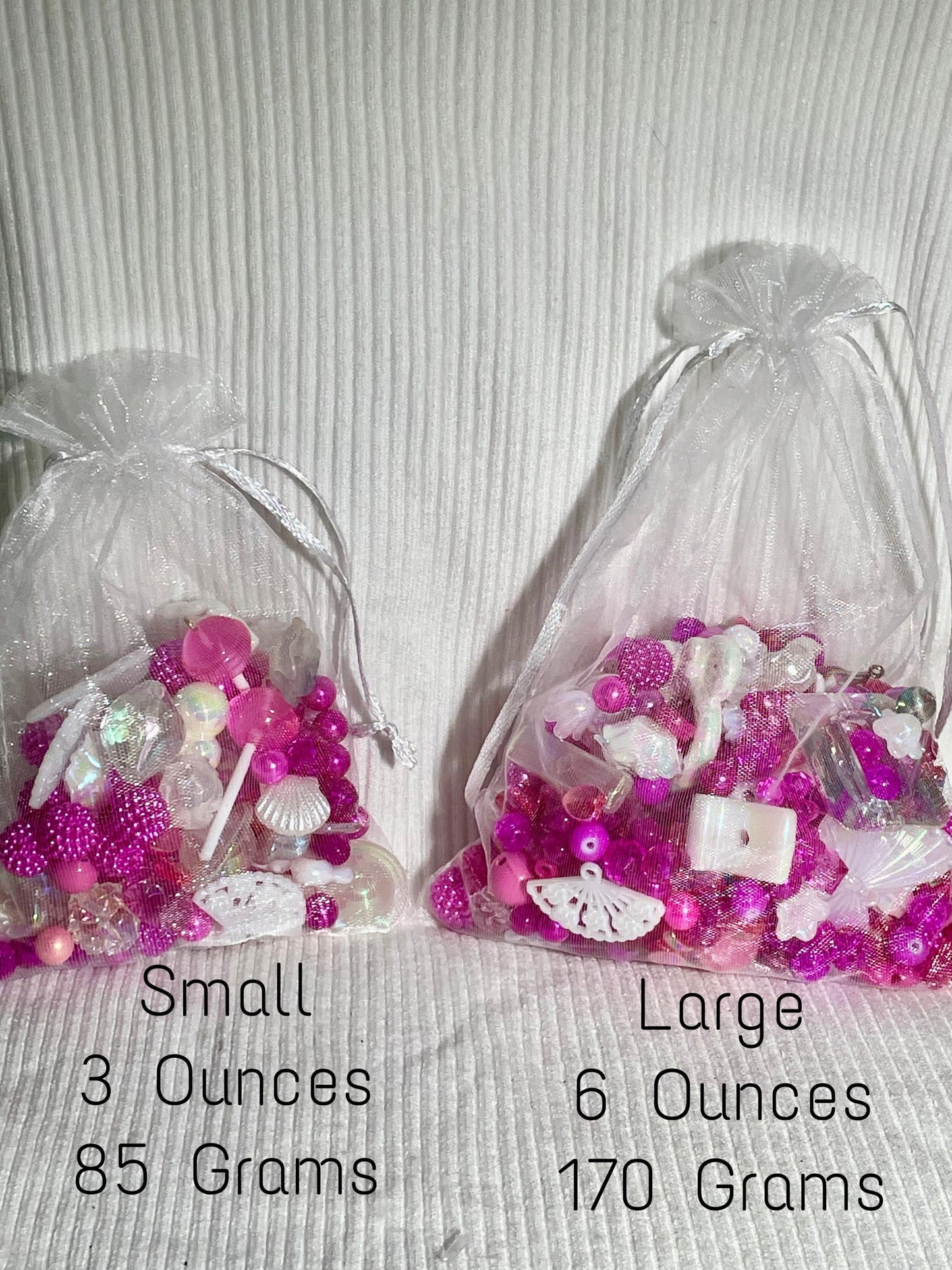 Hot Pink Bead Soup | Cute Curated Bead Mix for Jewelry Making