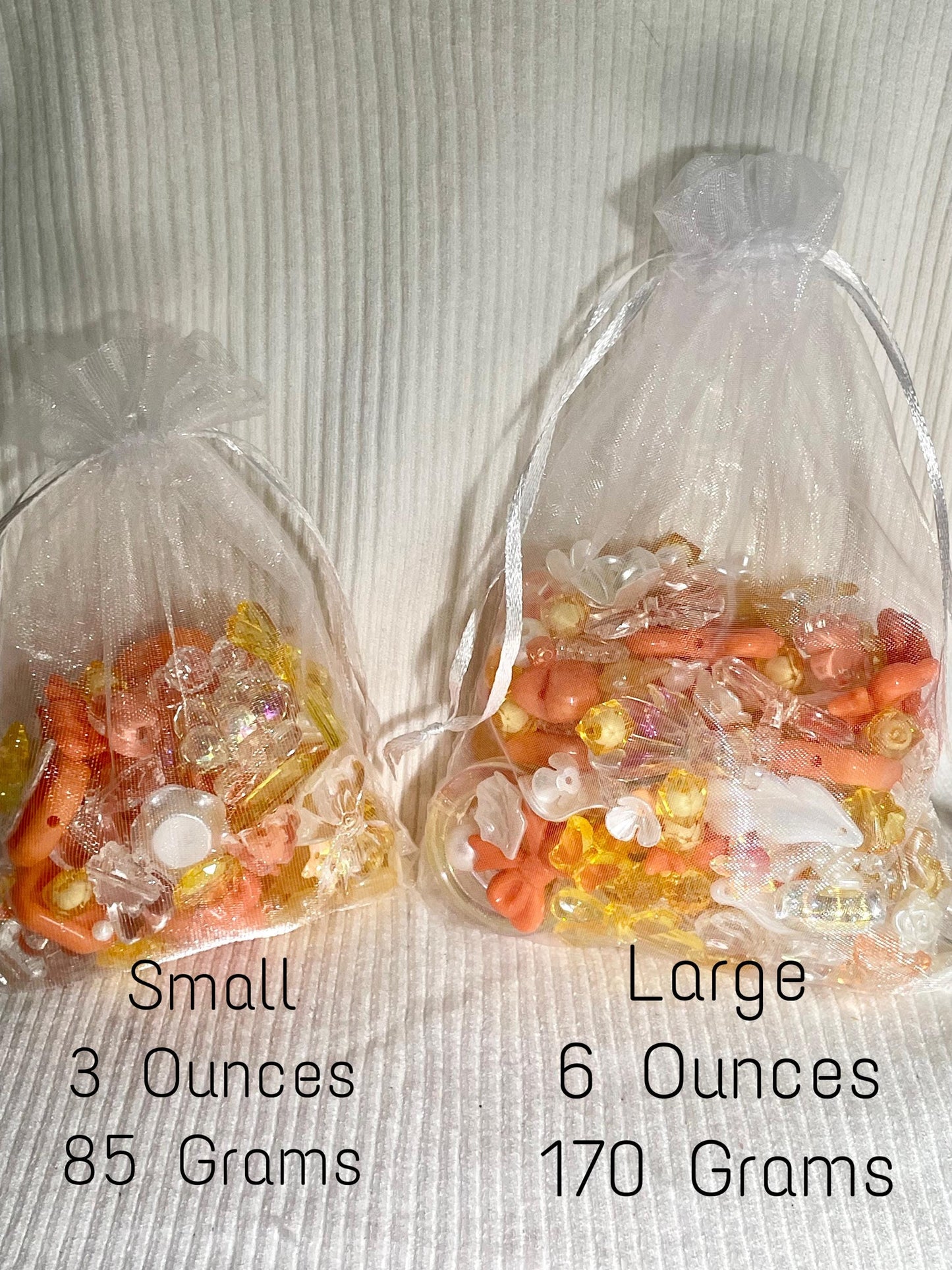 Peach Bead Soup | Y2K Curated Bead Mix for Jewelry Making