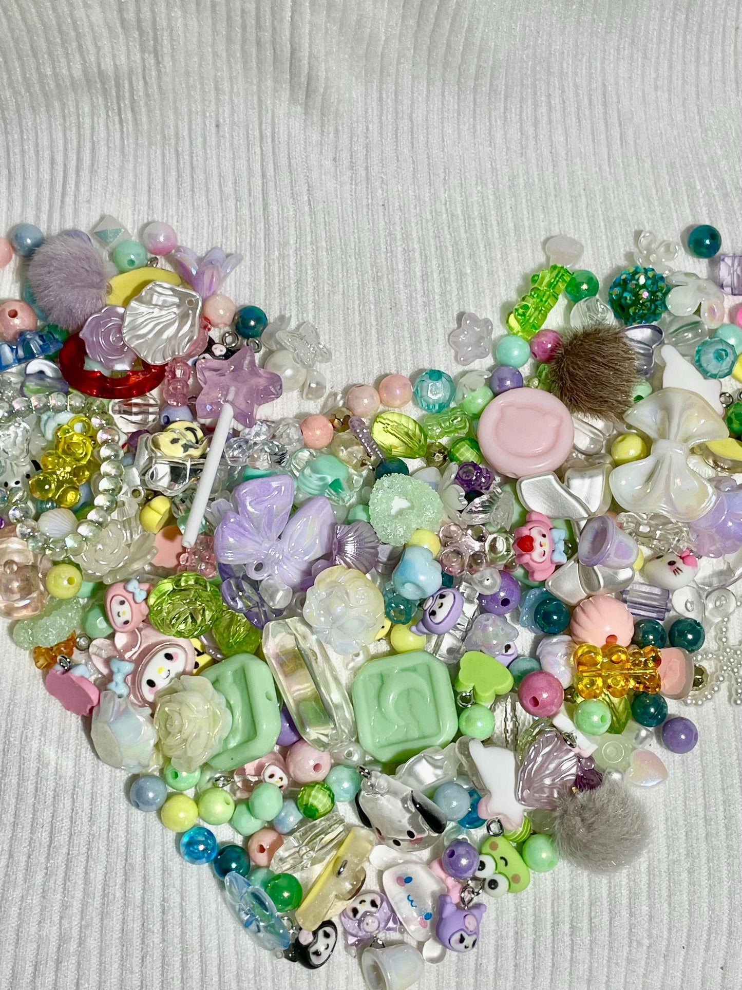 Sanrio-Inspired Bead Soup | Cute Cartoon Beads for Jewelry Making