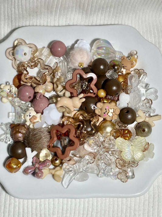 Brown Bead Soup | Handmade Jewelry Making Beads, Bead Mix