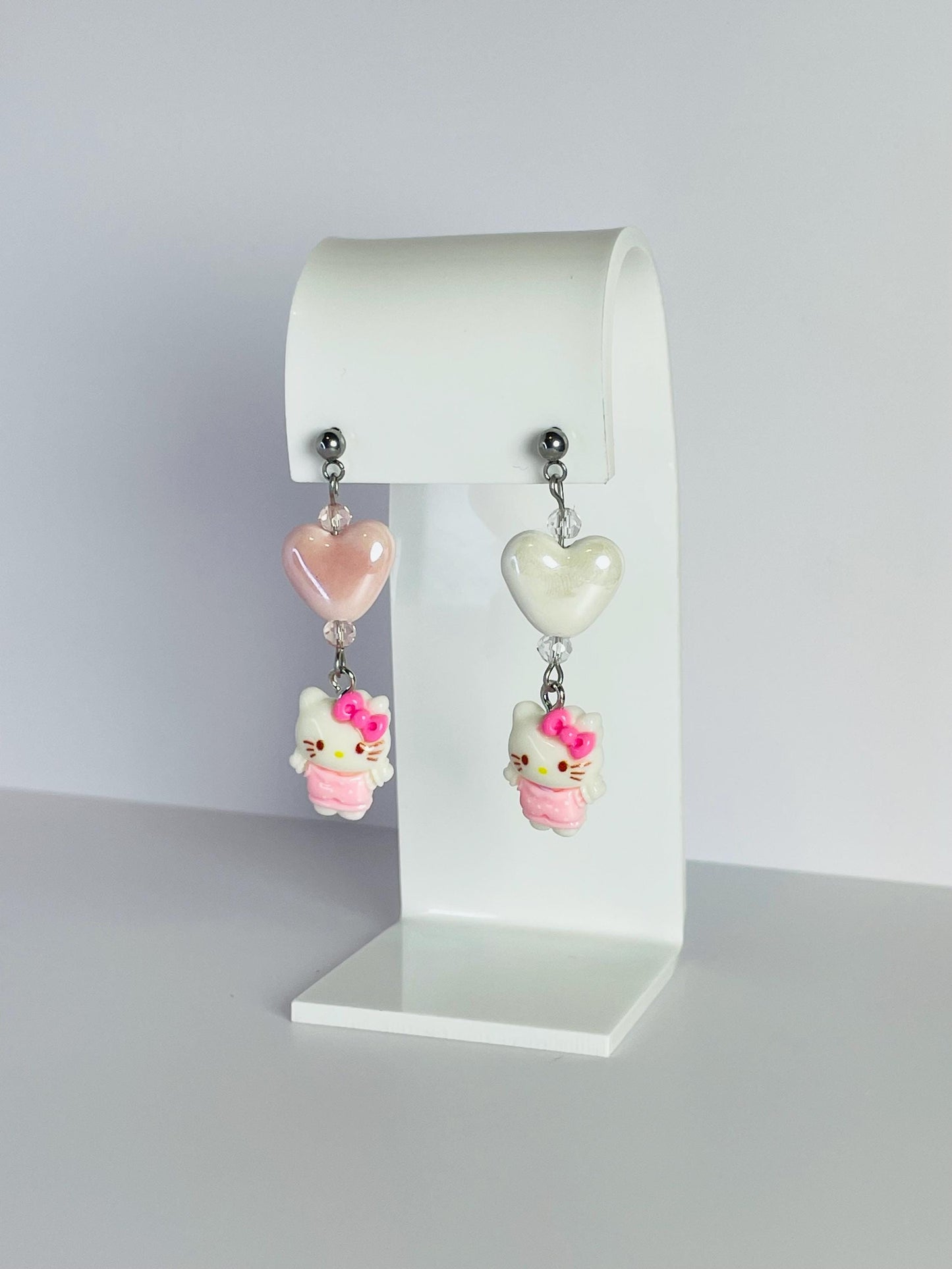 Hello Kitty Mismatch Earrings | Kawaii Fairycore Novelty Jewelry