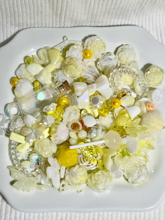 Yellow Bead Soup | Curated Aesthetic Beads for Jewelry Making