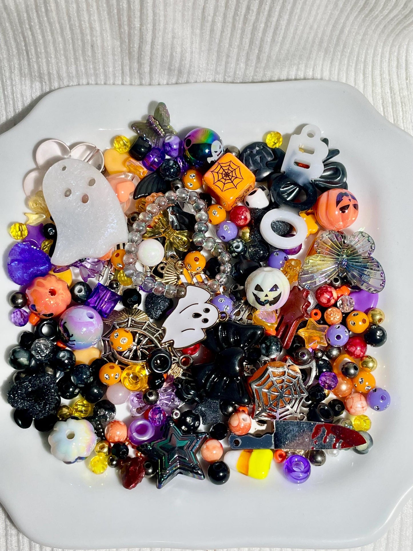 Halloween Bead Soup | Spooky Beads for Jewelry Making