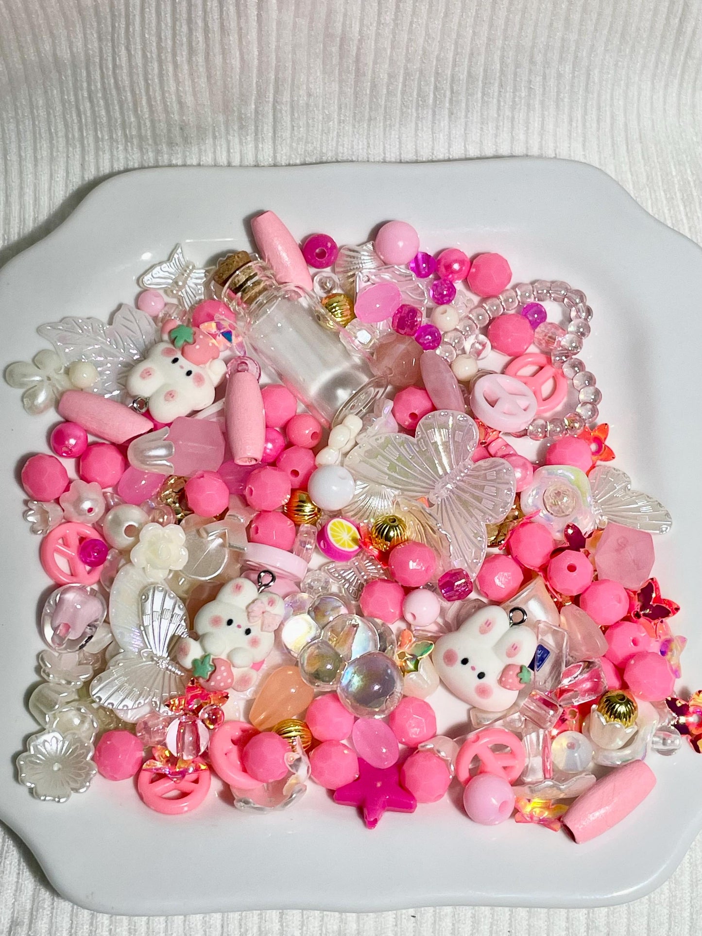 Pastel Bead Soup | Y2K Curated Bead Mix for Jewelry Making