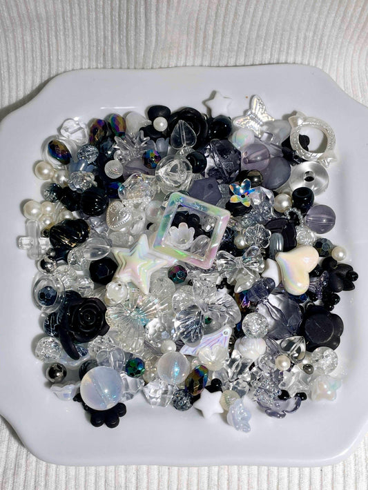 Black & White Bead Soup | DIY Jewelry Making Supplies