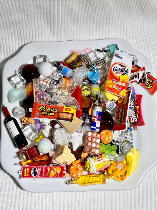 Food Bead Soup | Curated Novelty Bead Mix for Jewelry Making