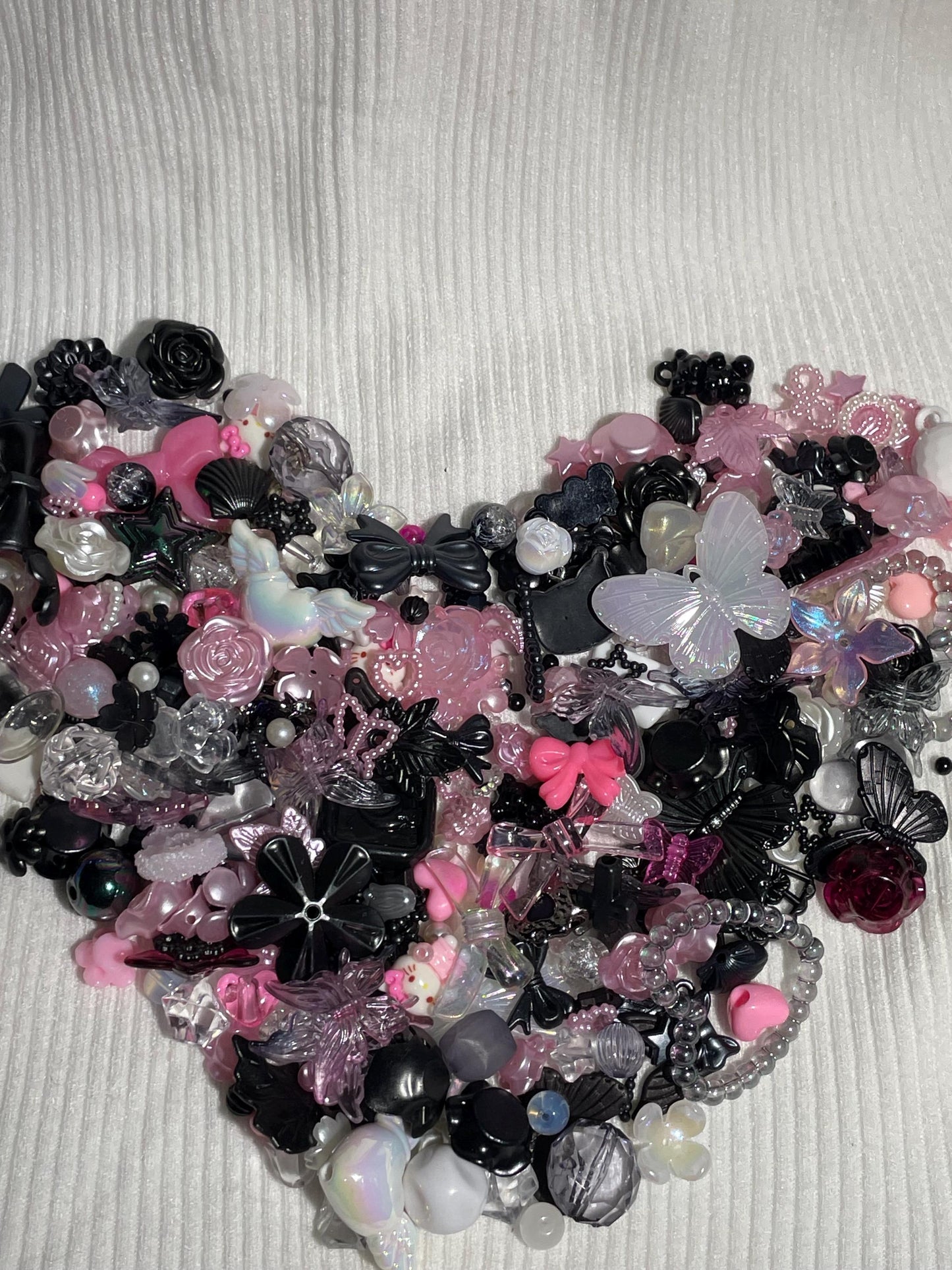 Hello Kitty & Kuromi Bead Soup | Cute Cartoon Beads for Jewelry Making